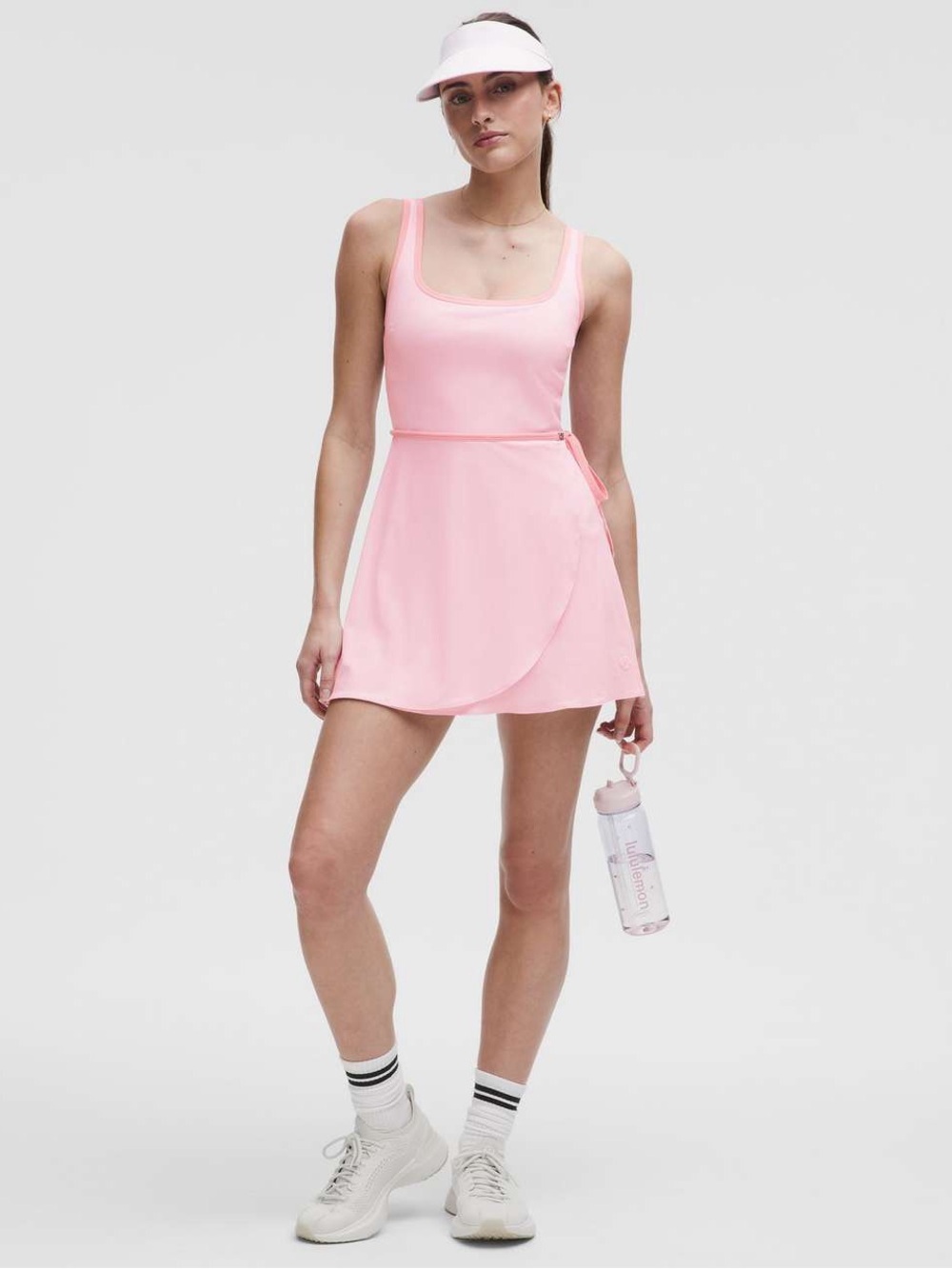Lululemon Wrap-Front Tennis Dress
Pink Organza / Pink Haze size small shorts